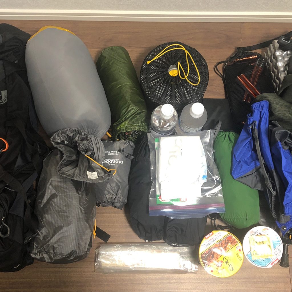 【ノウハウ】Osprey kestrel38にテント泊登山の道具をパッキングしてみた！